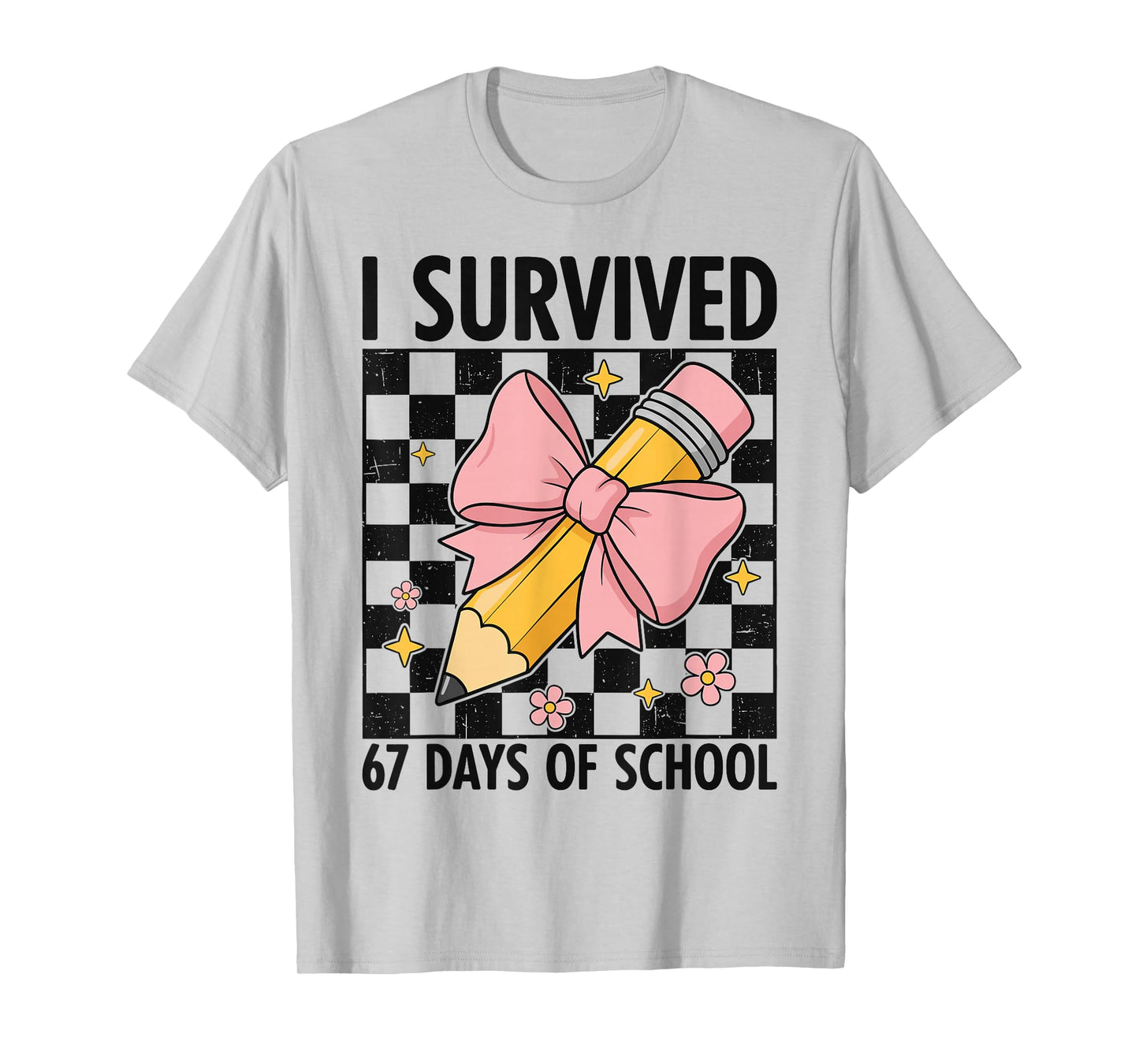 I Survived 67 Days of School Six Seven Meme for Men Women T-Shirt