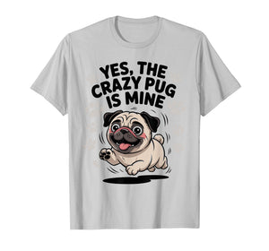 Cute Wrinkly Companion Dog Owner Small Pet Breed Funny Pug T-Shirt