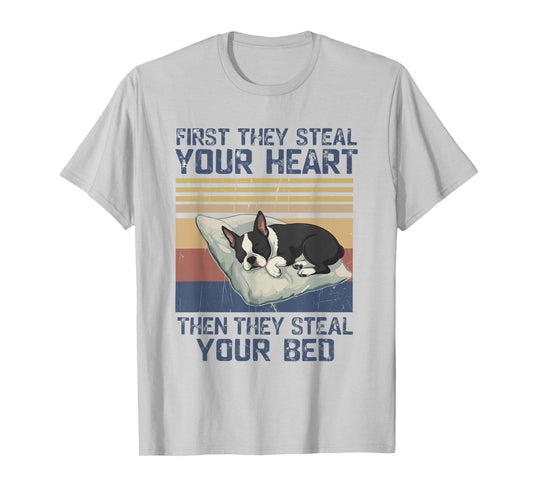 Funny Boston Terrier Pet Lovers Dog Owner Men Women T-Shirt