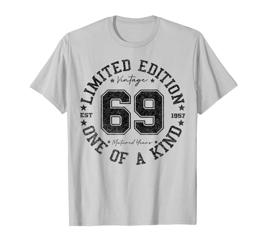 69 Year Old Gifts Vintage 1957 Limited Edition 69th Birthday T-Shirt