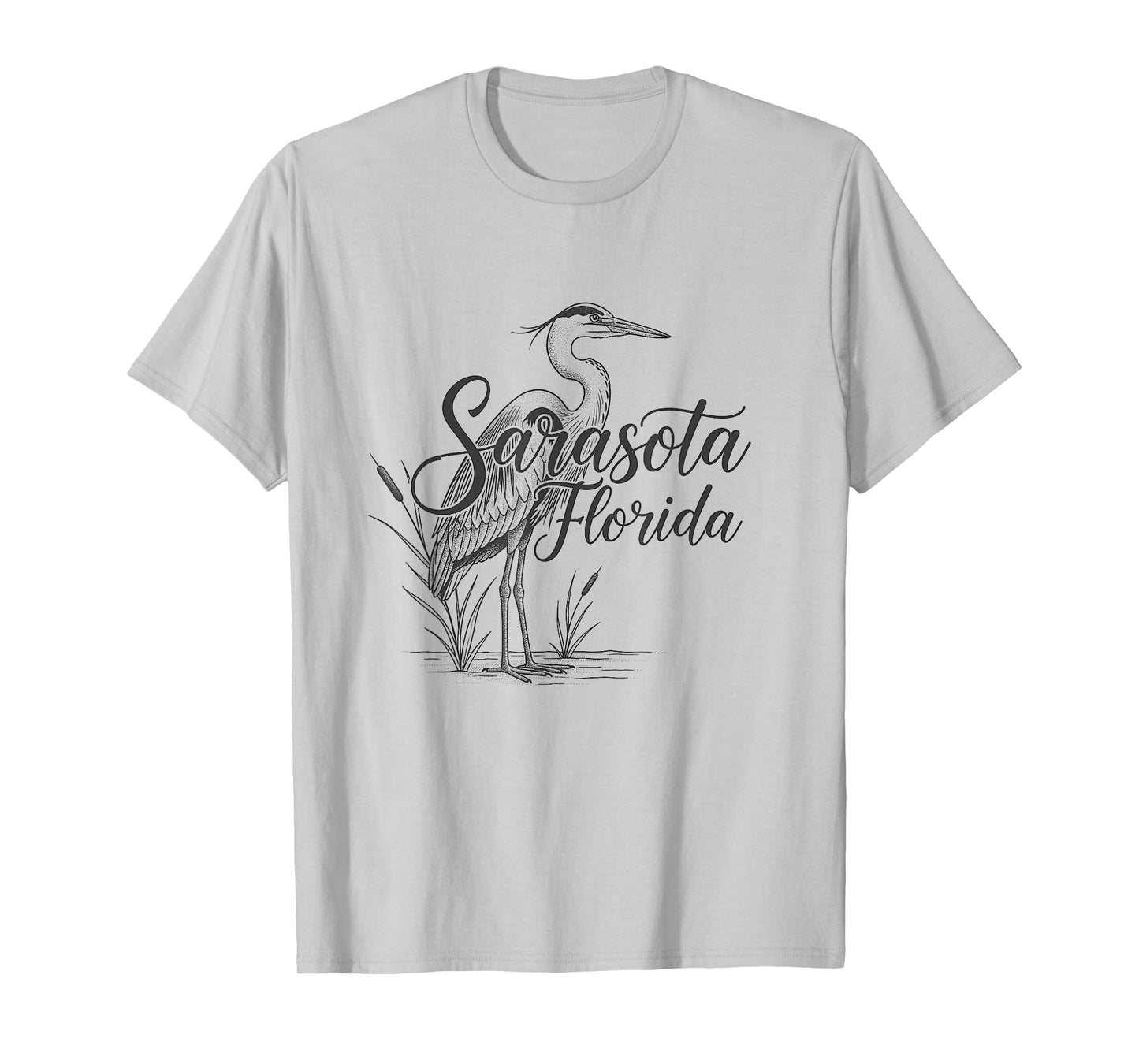 Sarasota Florida Sketch Art Design T-Shirt