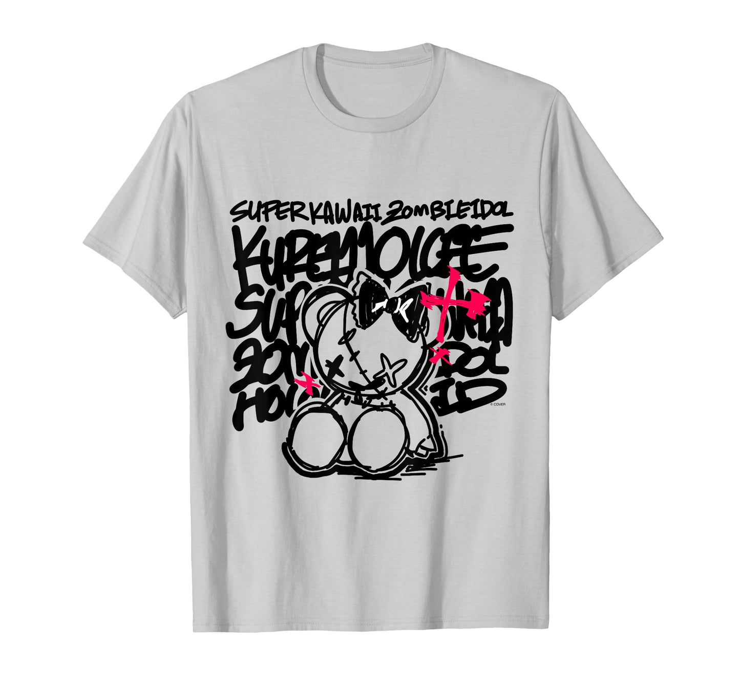[Kureiji Ollie] Super Kawaii Zombie Idol White T-Shirt