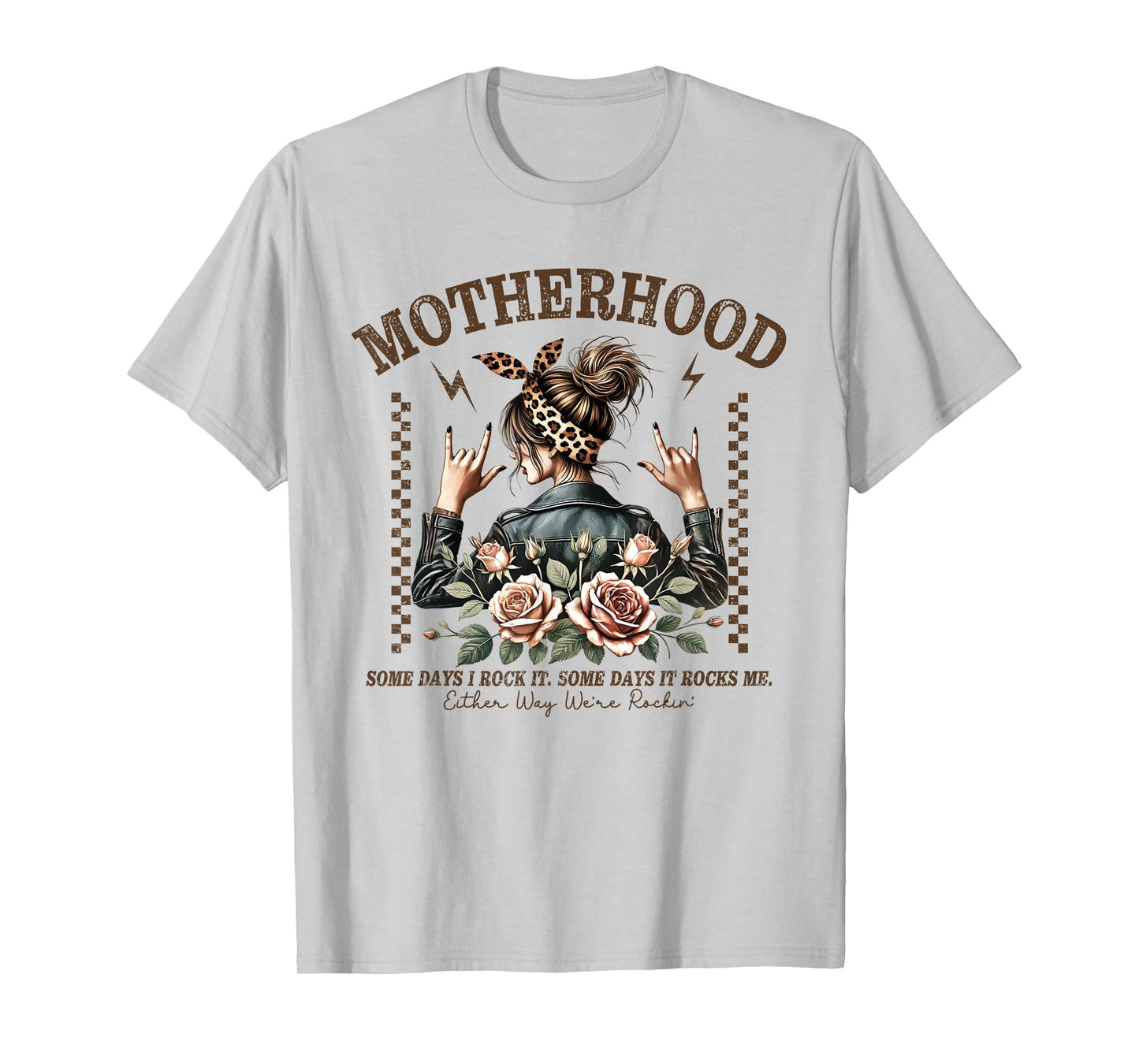 Rocking Motherhood Mom Mother's Day Cool Graphic T-Shirt