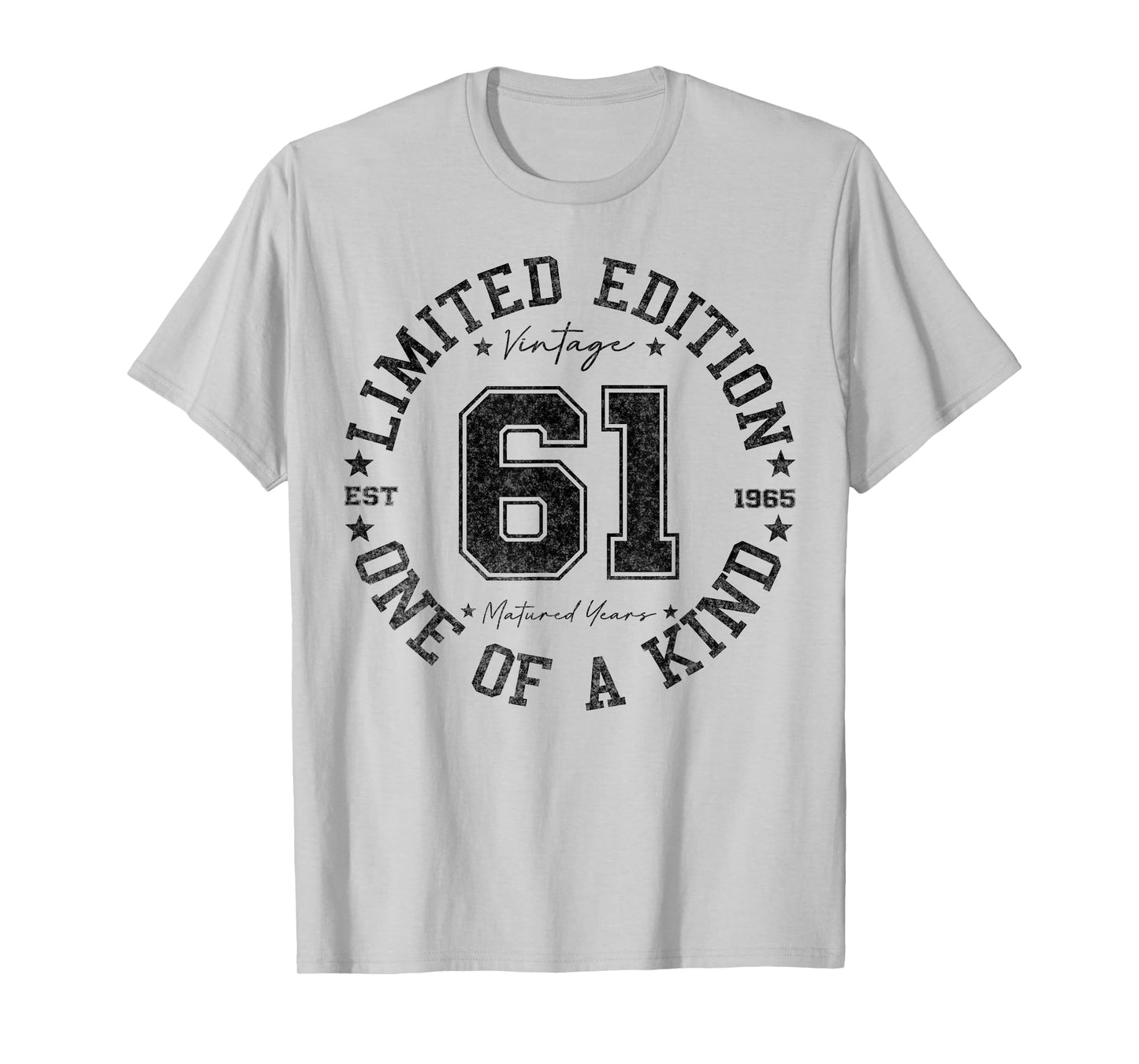 61 Year Old Gifts Vintage 1965 Limited Edition 61st Birthday T-Shirt