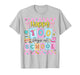 Happy 100 Days of School Coquette 100th Day of School Girls T-Shirt