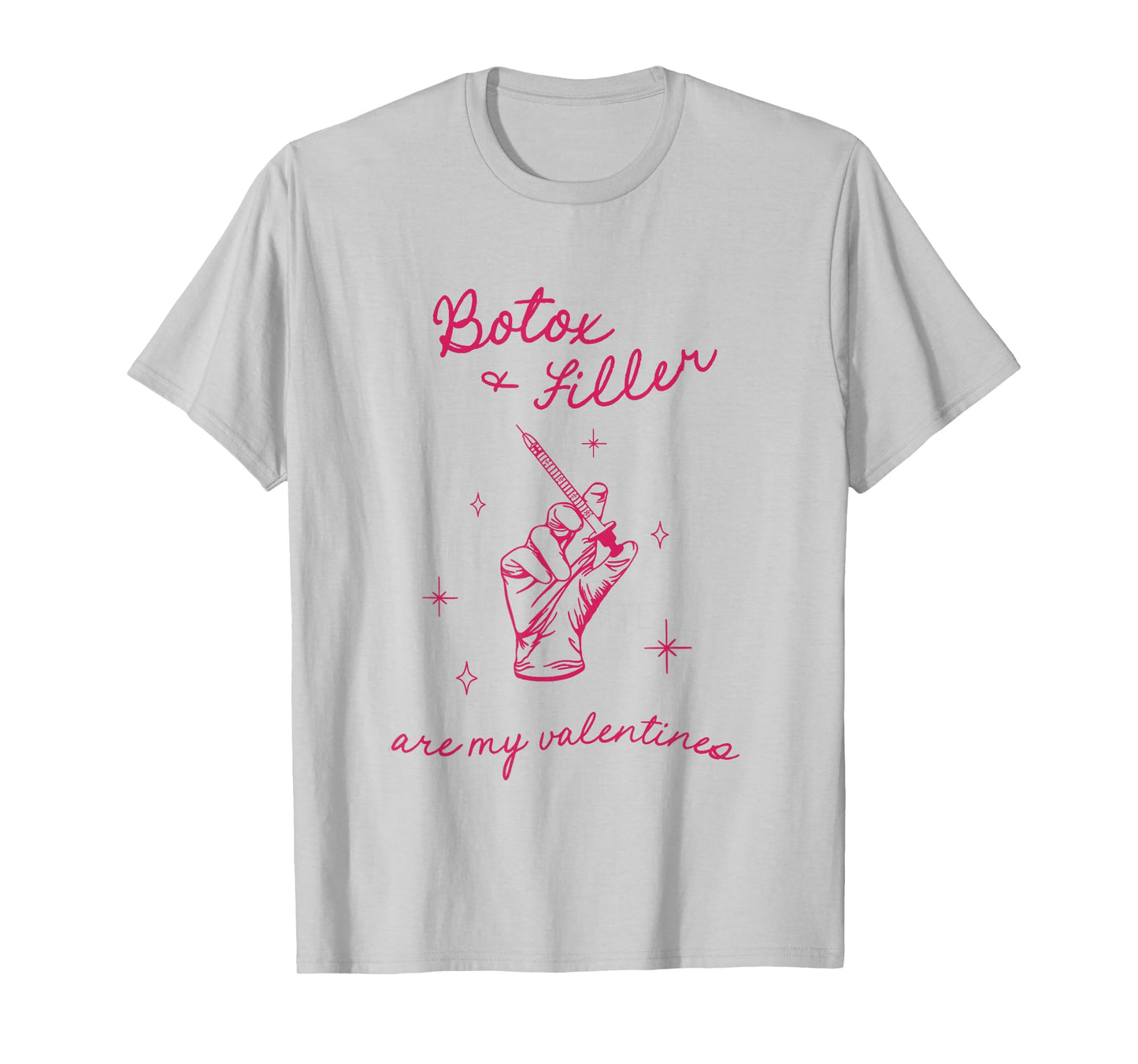 Botox Filler Valentines Aesthetic Nurse Injector Esthetician T-Shirt