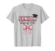 Senior 2026 Class of 2026 Coquette Bow Graduation 2026 Grad T-Shirt