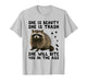 She is Beauty She is Trash She Will Bite You Raccoon Lover T-Shirt