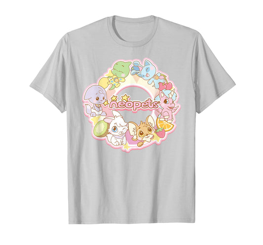 Neopets Baby Pets and Fruit Circle Virtual Pets T-Shirt