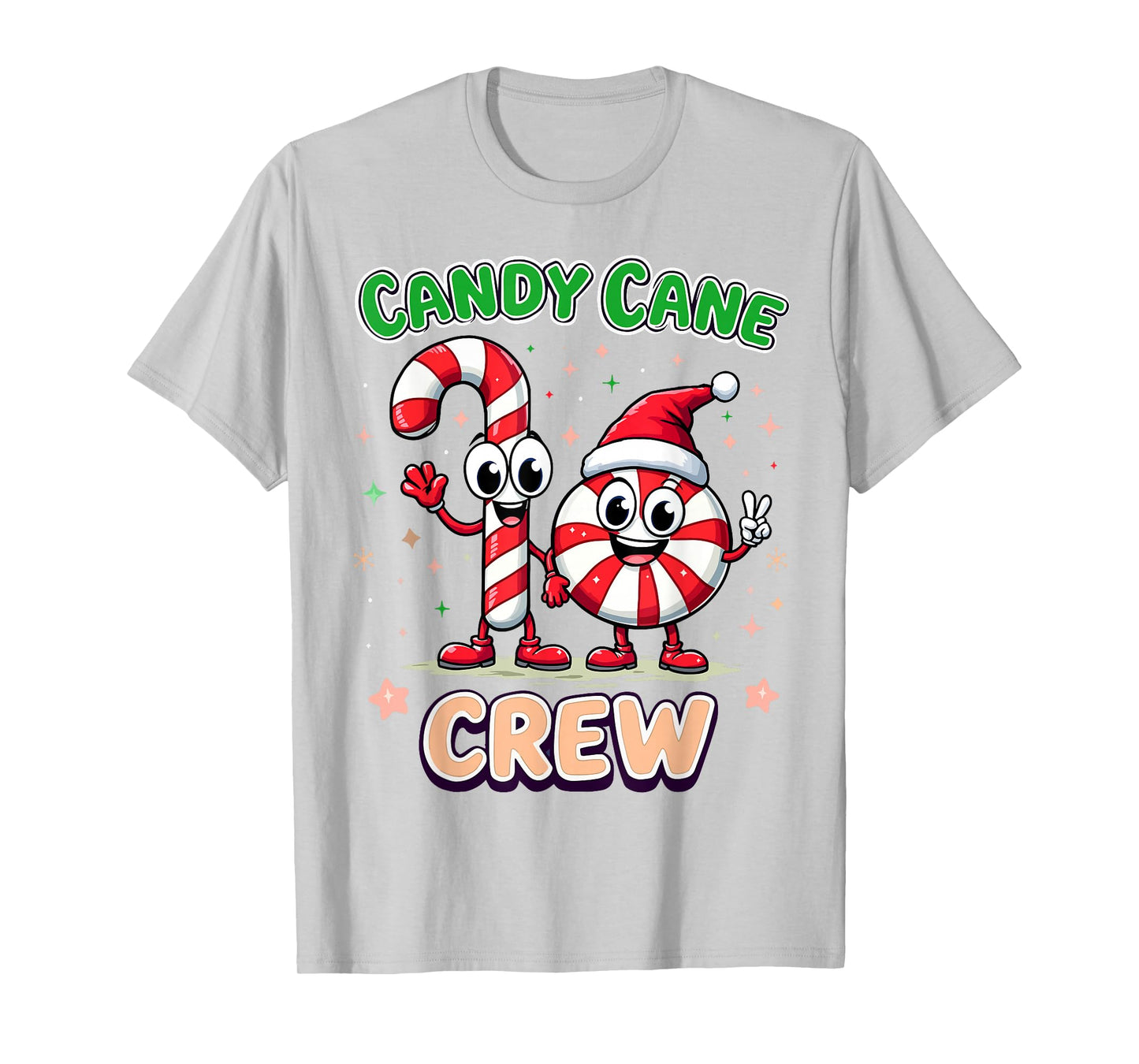 Candy Cane Crew Christmas Xmas Love Candy Boys Girls Kids T-Shirt