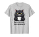 No Coffee No Workee Funny Office Saying Coworkers Cat Quote T-Shirt