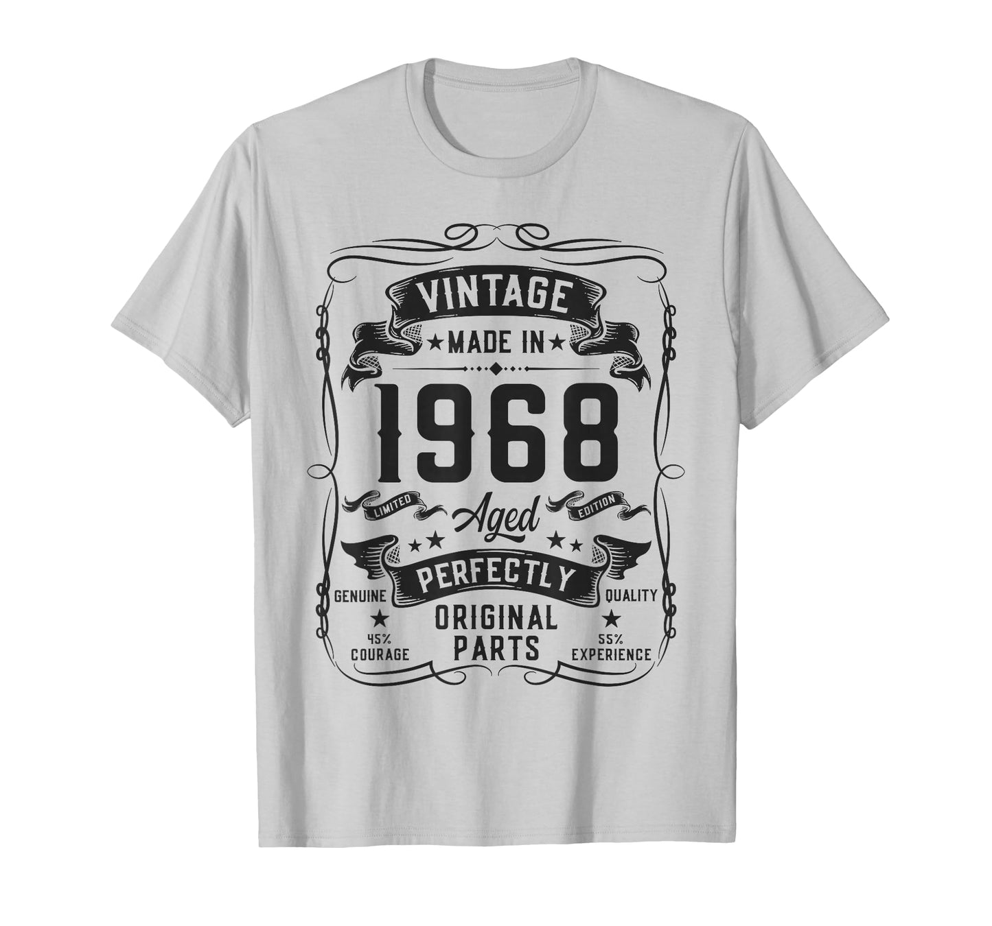 Vintage 1968 58yr 58th Birthday Gifts for Men 58 Years Old T-Shirt