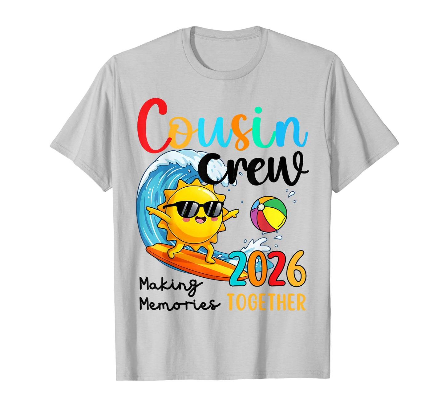 Cousin Crew 2026 Summer Vacation Beach Family Kids Matching T-Shirt
