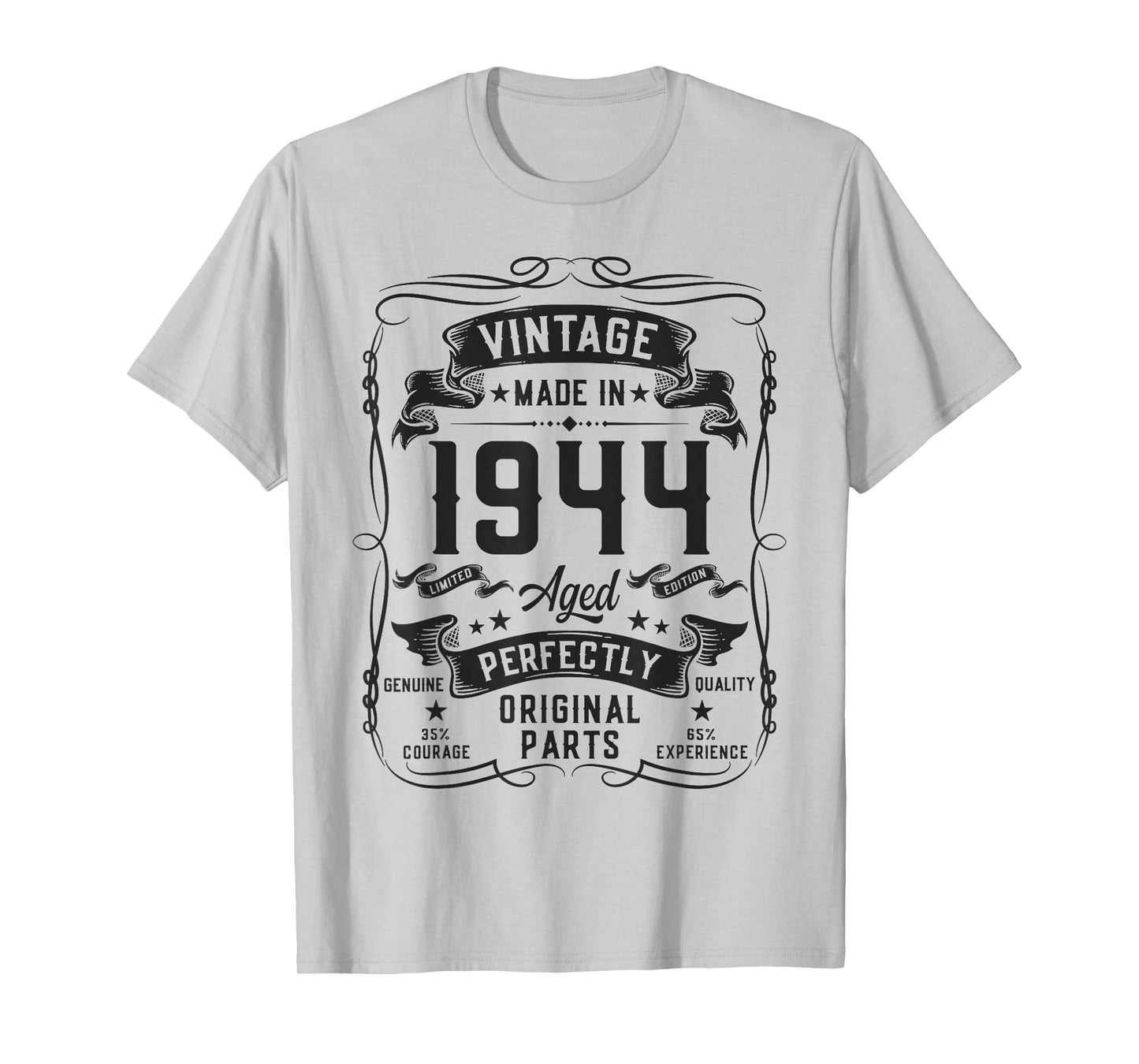 Vintage 1944 82yr 82nd Birthday Gifts for Men 82 Years Old T-Shirt