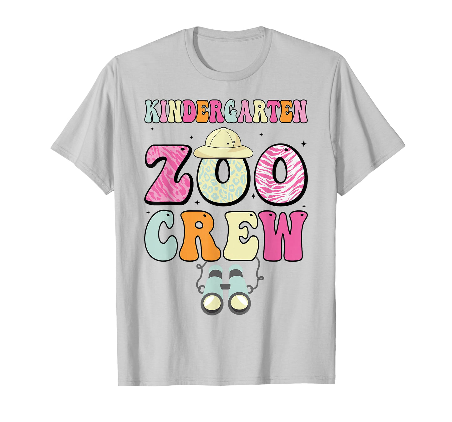 Kindergarten Zoo Crew - Safari Animals Teacher Student T-Shirt