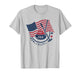 Curling Stone USA American Flag Curler Broom Sports Gear T-Shirt