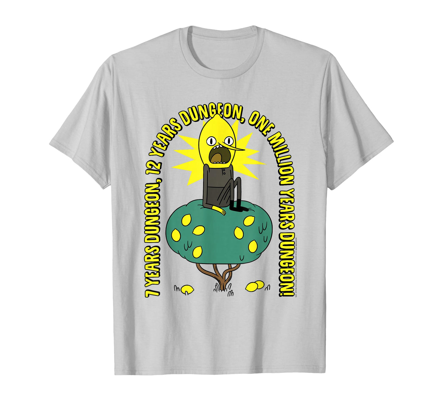 Adventure Time Lemongrab Unacceptable Dungeon Cartoon T-Shirt