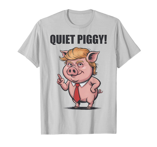 Funny Quiet Piggy T-Shirt