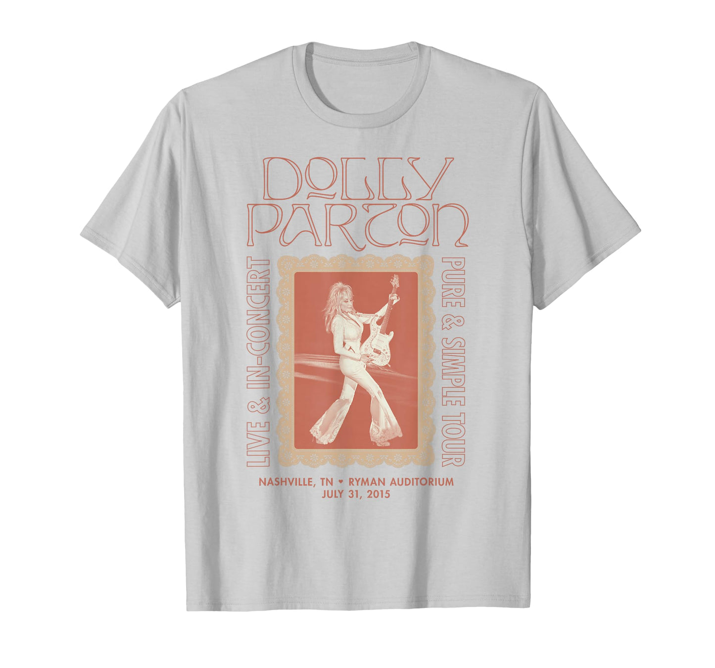 Dolly Parton Live & in-Concert Pure & Simple Tour Nashville T-Shirt