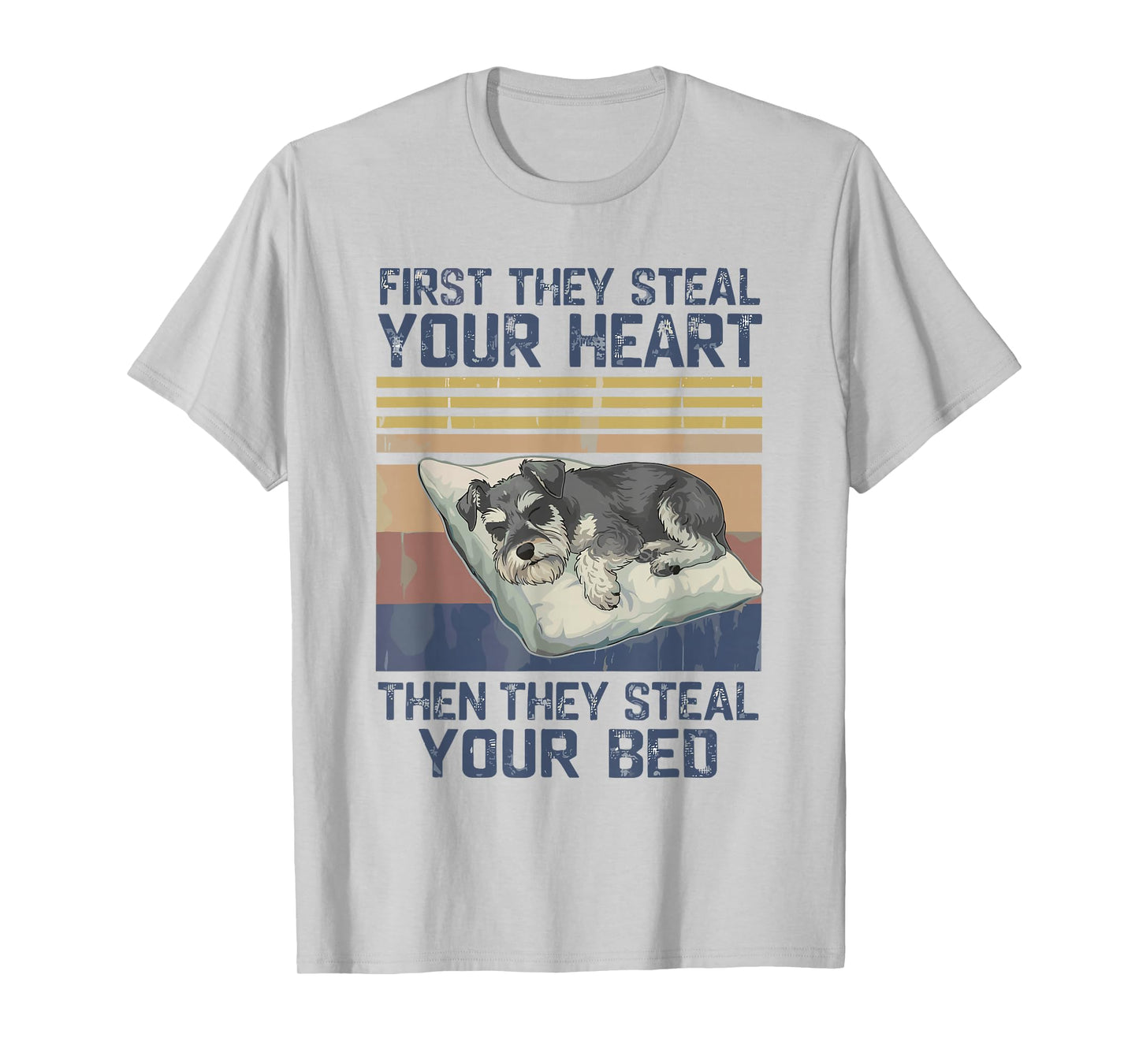 Funny Miniature Schnauzer Pet Lovers Dog Owner Men Women T-Shirt
