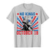 No Kings October 18 No Kings Day Retro George America Flag T-Shirt