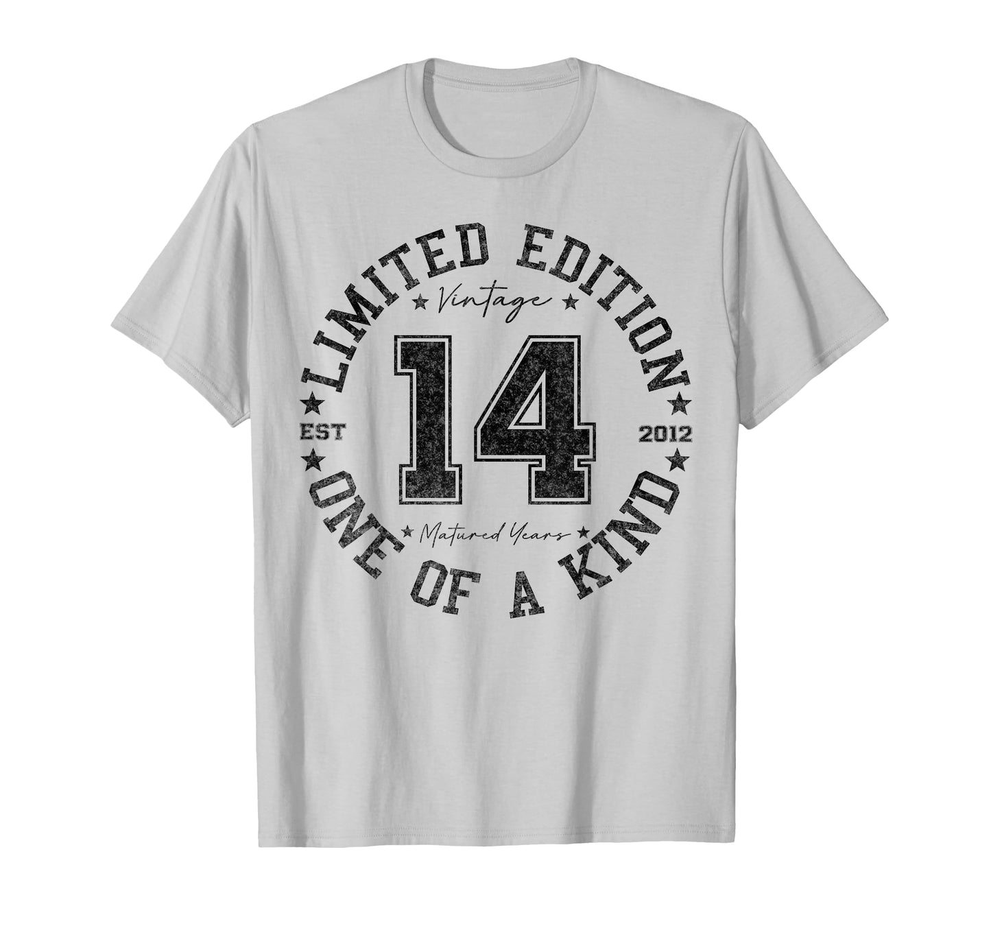 14 Year Old Gifts Vintage 2012 Limited Edition 14th Birthday T-Shirt