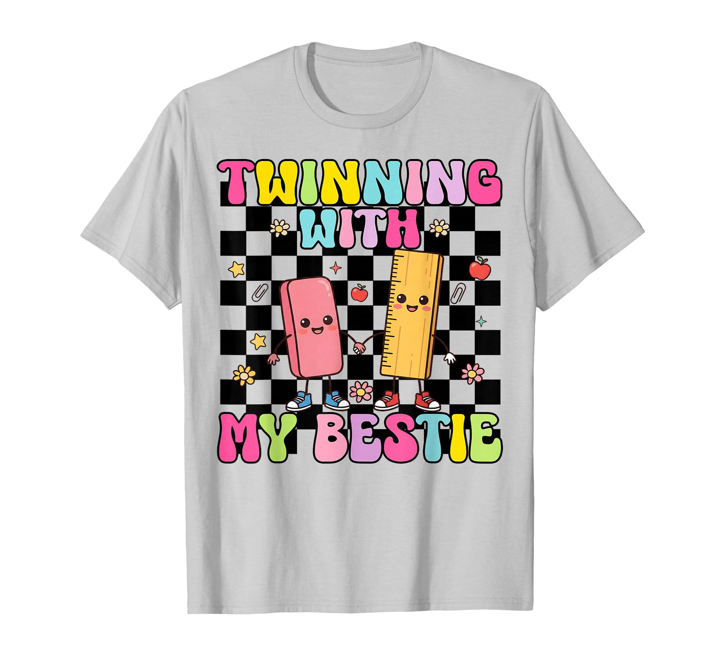 Twinning with My Bestie Spriit Week Matching Kids Girls T-Shirt