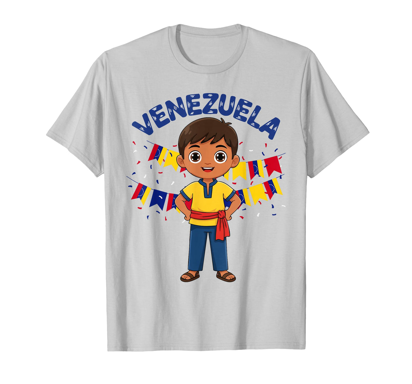 Venezuela Venezuelan Boy Traditional Outfit Wear Heritage T-Shirt