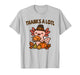 Thanksgiving Axolotl Thanks-alotl Funny T-Shirt