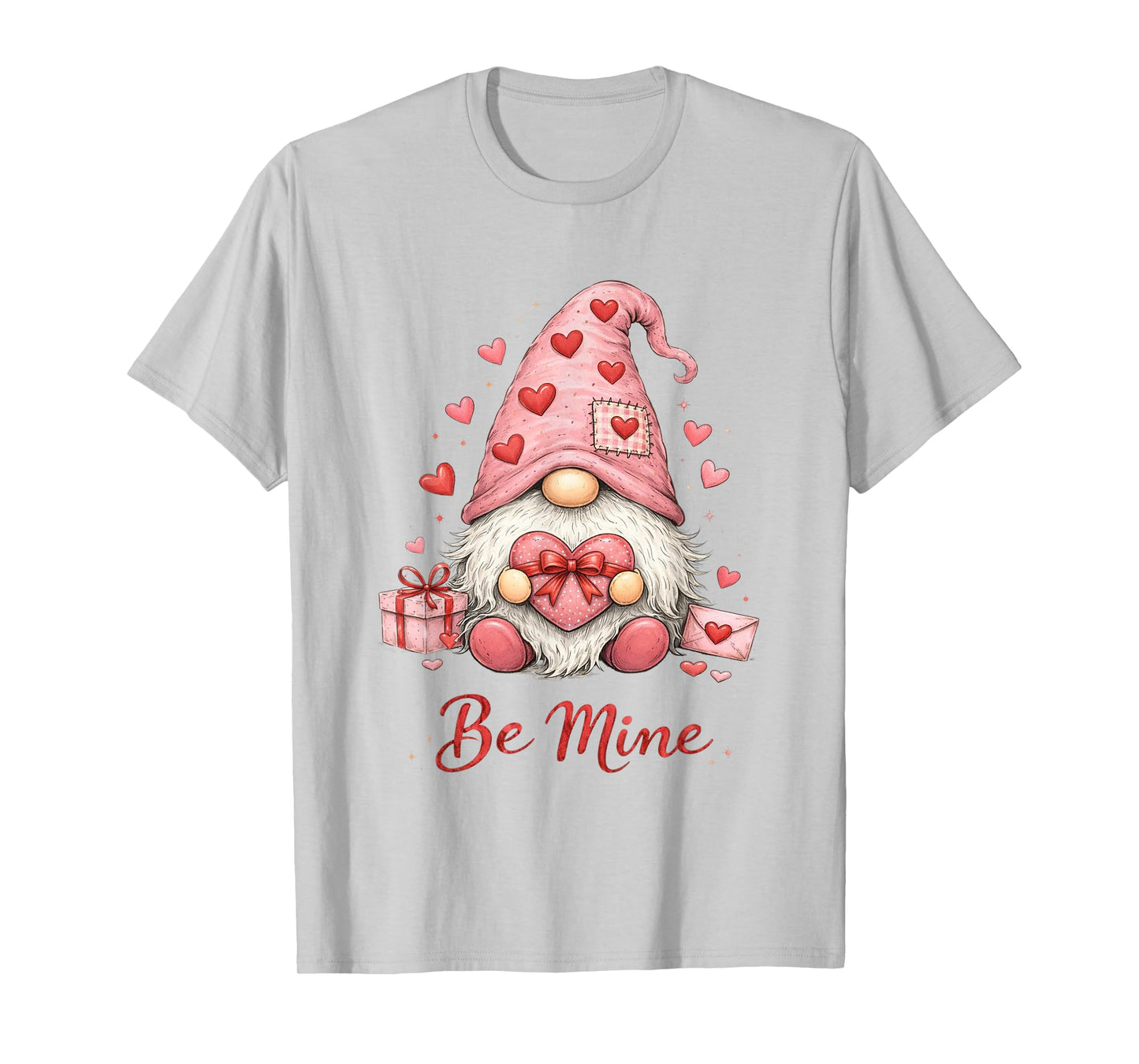 Valentine Gnome Love Happy Valentine's Day Gnome Be Mine T-Shirt