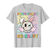 Happy Easter Day Dont Worry Be Hoppy Groovy Bunny Face Women T-Shirt