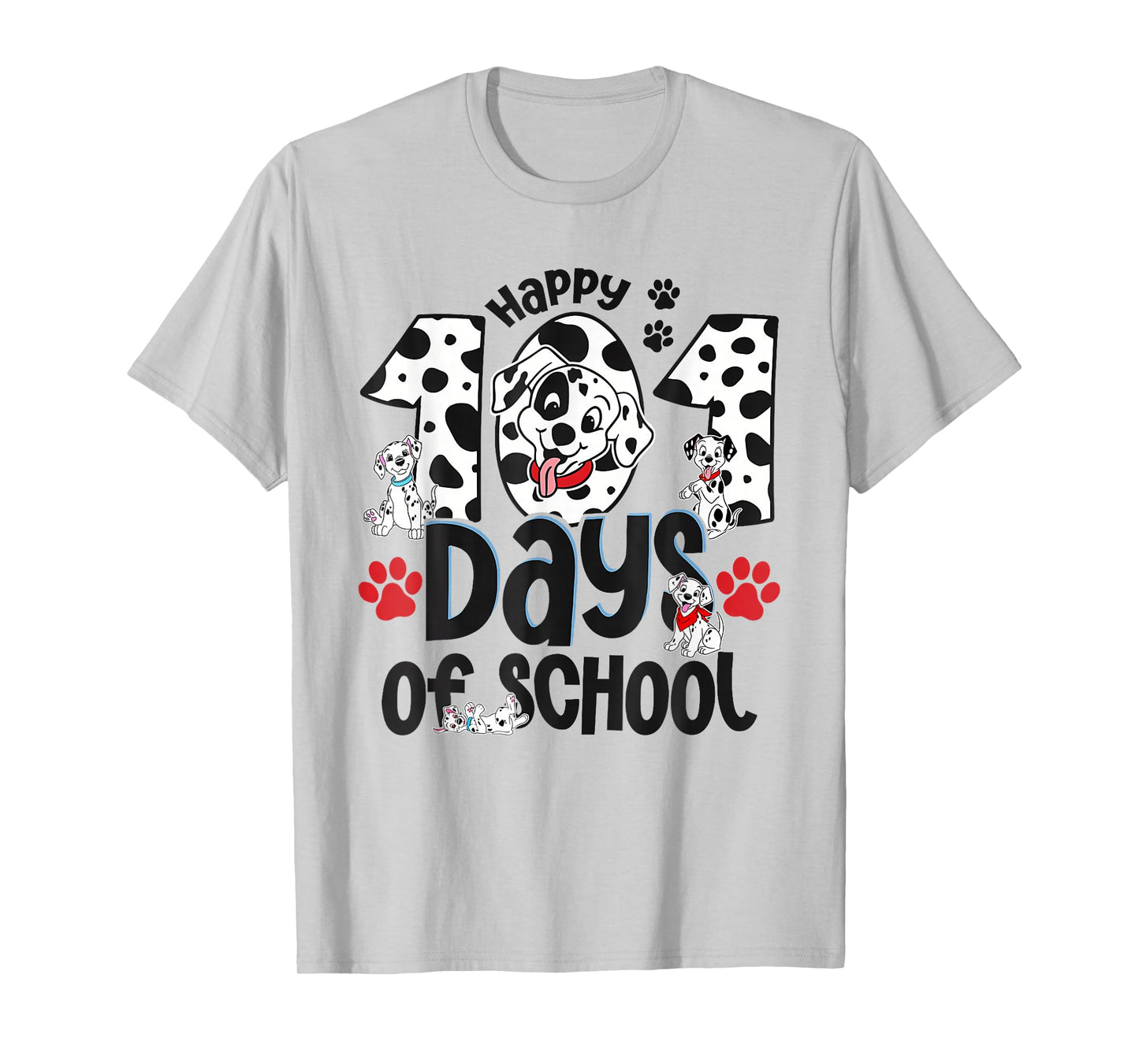 Happy 101 Days School Cute Dog 100 Days Smarter Student Kids T-Shirt