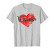Wisconsin Love Cool Grunge Heart State Love Wisconsin Pride T-Shirt