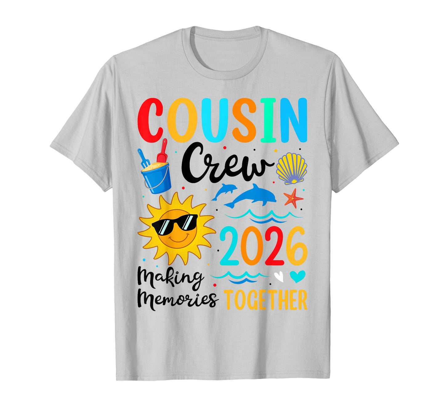 Cousin Crew 2026 Summer Vacation Beach Family Trip Matching T-Shirt
