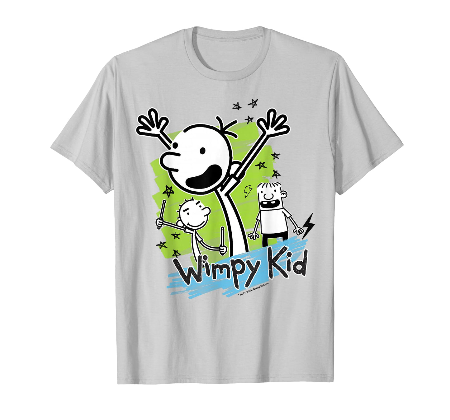 Diary of a Wimpy Kid Greg Heffley Cartoon Stick Characters T-Shirt