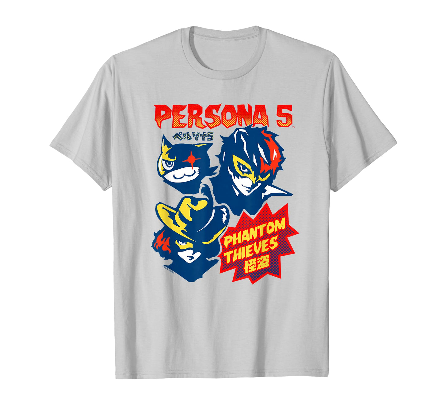 Persona 5 Comic Illustration Phantom Thieves RPG Game T-Shirt