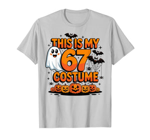 This is My Halloween 67 Costume Funny Brainrot Meme Teens T-Shirt