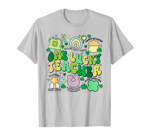 One Lucky Teacher St. Patrick's Day Irish Teacher Lucky Era T-Shirt