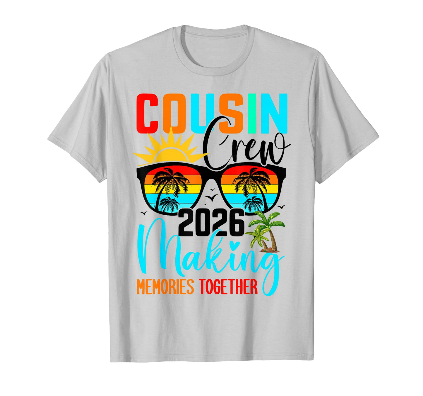 Cousin Crew 2026 Summer Vacation Beach Family Trip Matching T-Shirt