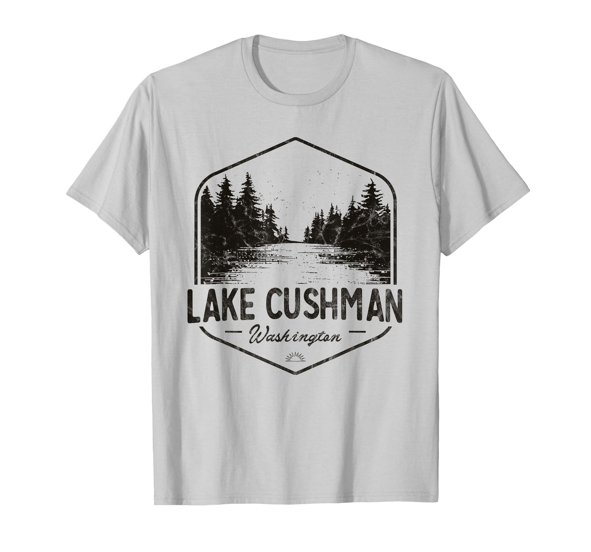 Lake Cushman Washington Outdoors Vintage T-Shirt