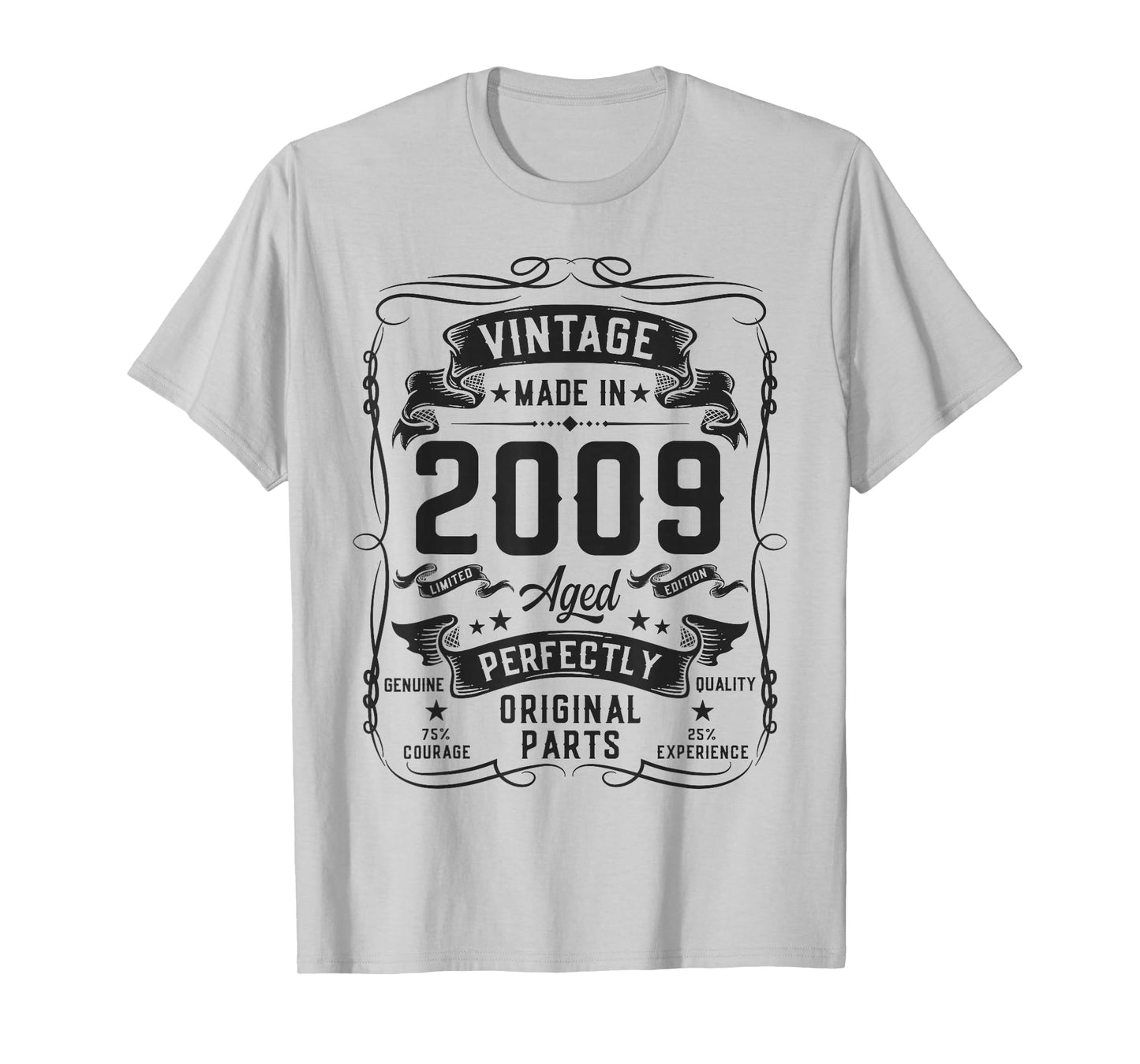 Vintage 2009 17yr 17th Birthday Gifts for Boys 17 Years Old T-Shirt
