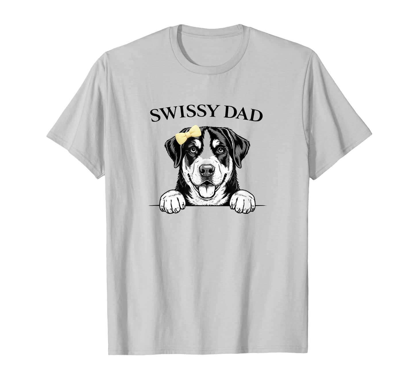 Greater Swiss Mountain Dog Swissy Dad Tee T-Shirt