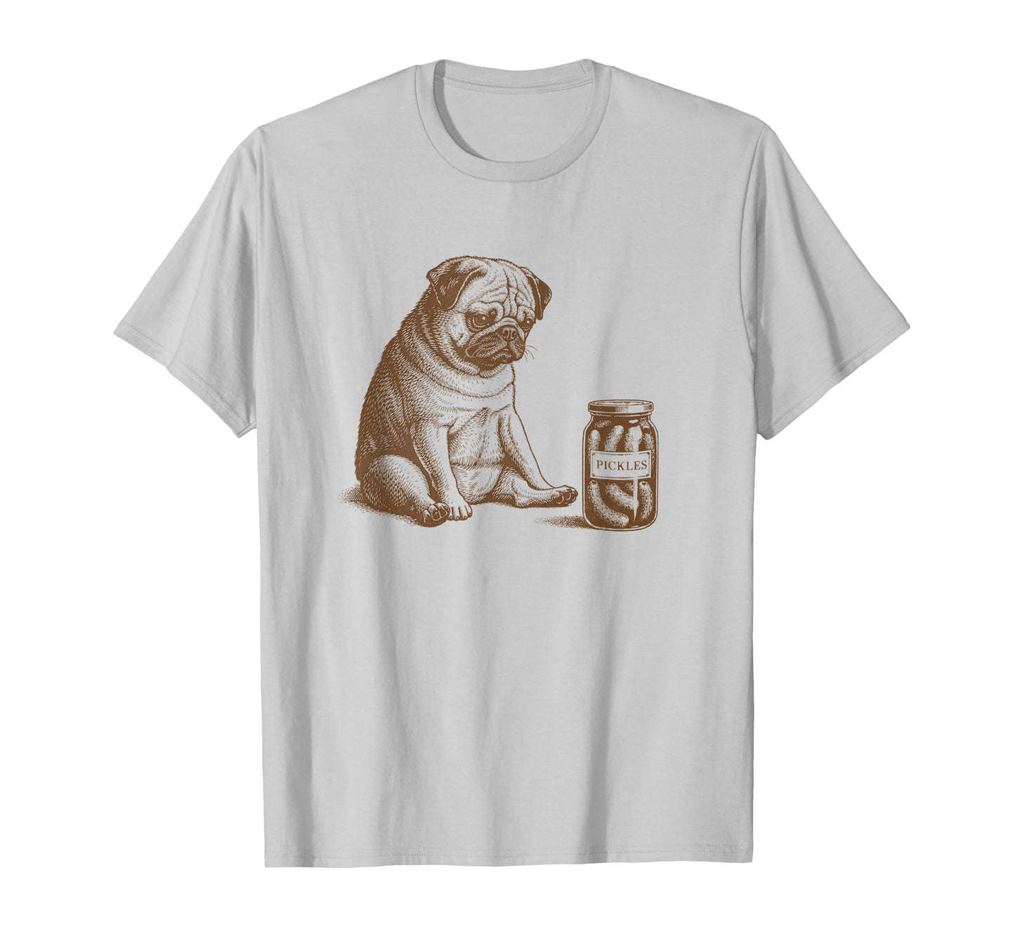 Pug Mom Dad Pickle Lover Dog Owner Humor Pug Mama T-Shirt