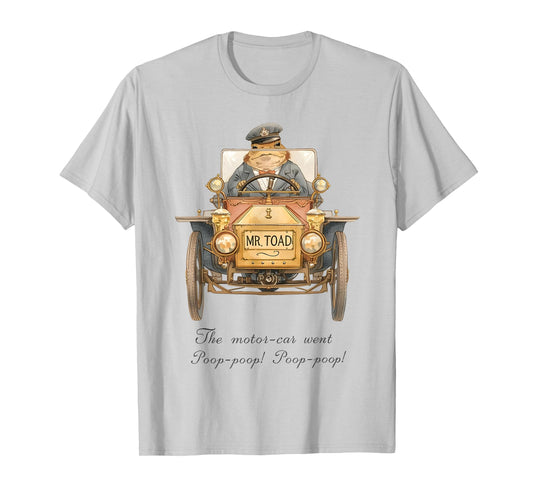 Wind in The Willows Mr Toad's Motor Car Illustration Vintage T-Shirt