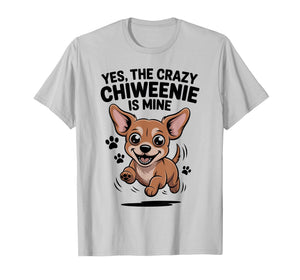 Cute Pet Small Dog Breed Lover Cartoon Style Funny Chiweenie T-Shirt