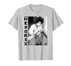 Jimi Hendrix Black and White Guitar Portrait Vintage Music T-Shirt