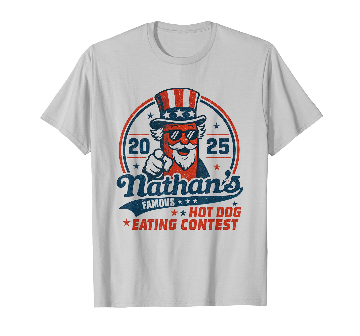 Funny Nathan’s Famous Hot Dog Eating Contest 2025 T-Shirt