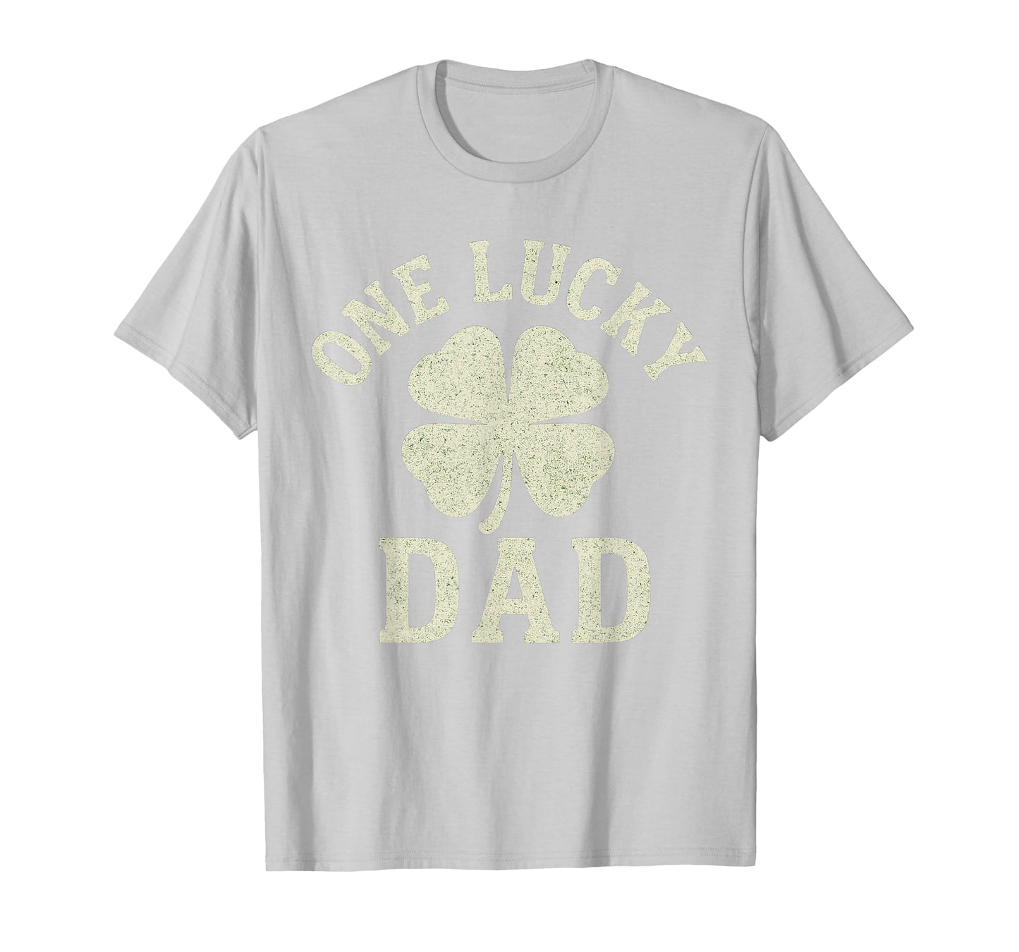 One Lucky Dad St Patricks Day Funny Vintage Papa Father Men T-Shirt