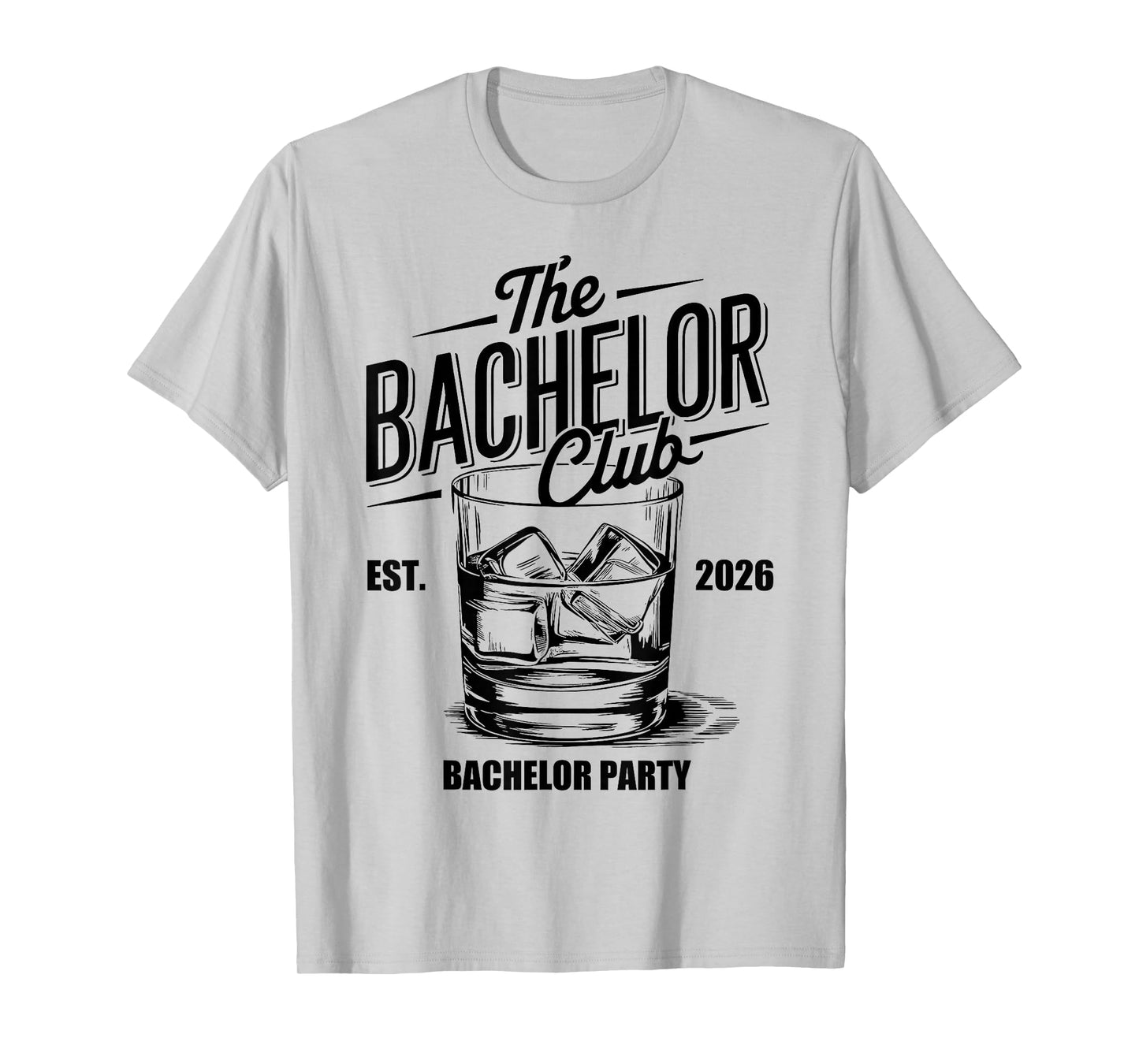 Vintage Bachelor 2026 Bachelor Party Engagement Men Costume T-Shirt