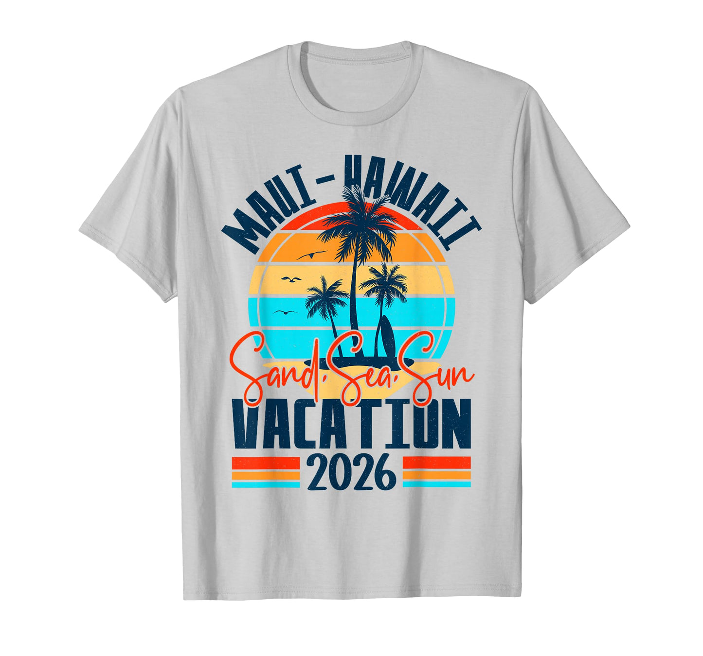 Maui Hawaii 2026 Vacation Souvenir Matching Family Group T-Shirt